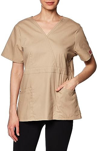 Dickies Medizinisches Schlupfkasack für Damen, Khaki, M