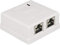 Delock Netzwerk Dose 2xRJ45 LSA werkzeugfrei Cat.6