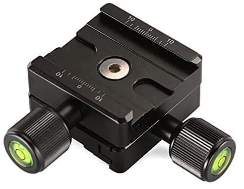 LEOFOTO Schnellkupplung Doppelklemme DDC-50 + Schnellwechselplatte BPL-50