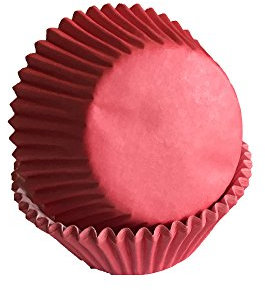 Tasty Cooky Shop Muffinförmchen/Cupcakeförmchen in saftigem Rot aus Papier 50 Stück/Gratis Lieferung