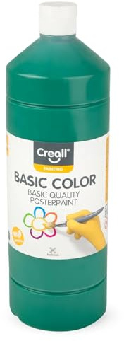 CREATIV DISCOUNT® Schulmalfarbe 1000 ml, dunkelgrün PREISHIT