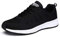 Baskets Running Homme Femme Sneakers Tennis Chaussure de Sport Mode Respirantes Multisport Outdoor Training (Noir 41 EU)