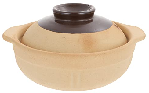 Luxshiny 1pièce Casserole Céramique Pot De Stew Terre Cuite Petite Portion Couleurs Assorties Pour Cuisson Sur Types De Feux Compris Induction Et Four