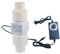 TAREV 2” Inline Extractor Fan Blower 50mm with 32mm PVC Duct Interface 62 CFM Portable Fume Extractor 6W 12V Air Circulation Fan for Bathroom Vent Room Basement