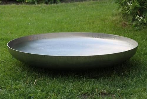 Feuerschale Edelstahl Klöpperboden Ø 70 cm Grillschale 700 mm Wandstärke 2,5 mm