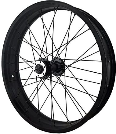 LvTu 20 x 4.0 Zoll Fat Bike Fahrrad Vorderrad Laufrad, Snow Bike Laufrad Legierung Scheibenbremse for 20 x 4.0 Strandfahrrad Rad Rennrad