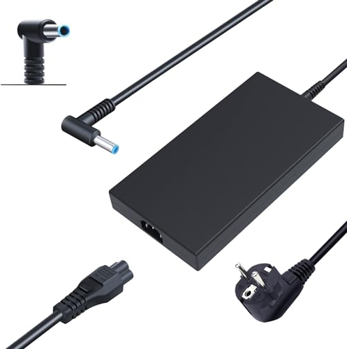 200W 19.5V 10.3A Laptop Ladekabel für HP Omen Envy Zbook Pavilion Gaming 15 17 835888-001 L00818-850 693708-001 Netzteil Ladegerät(4.5 * 3.0mm)