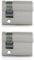 GERCAR Pro Lot de 2 cylindres de serrure, à profil identique, double cylindre, en laiton mat, avec 10 clés, pour porte de garage, longueur : 40 mm, A : 30 B : 10 - 1 x