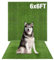 GLOBREEN Large Artificial Grass Pad for Dogs, 6FTx6FT Fake Grass for Potty Training, Turf Rug for Kennel Playpen Whelping