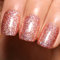 Firedeep Rose Gold Gel Nail Polish, 1 Pcs 16ml Sparkly Rose Gold Soak Off UV/LED Gel Polish Manicure Salon DIY at Home