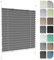 Plissee Ohne Bohren Klemmfix 84 x 200 cm, Sonnenschutz Easyfix Lichtdurchlässig, Faltrollos Rollo Plissee Ohne Bohren, Plissee Sonnenschutz Fenster, für Fenster & Tür, Grau