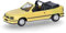 Herpa Modellauto Opel Kadett E Gsi Cabrio, Jamaica, Miniatur im Maßstab 1:87, Sammlerstück, Made in Germany, Modell aus Kunststoff