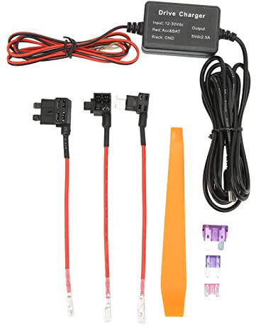 Dash Cam Hardwire Kit, Hardwire Kit MINI USB with High Performance Dash Cam Hardwire Kit for GPS Navigator