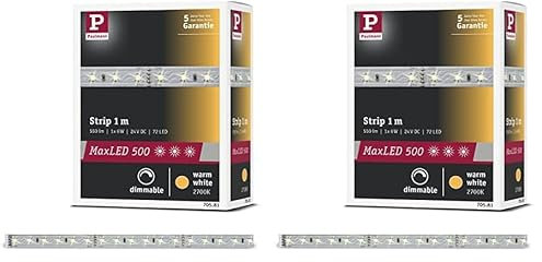 Paulmann 705.81 Strip, Integriert, silber (Packung mit 2)