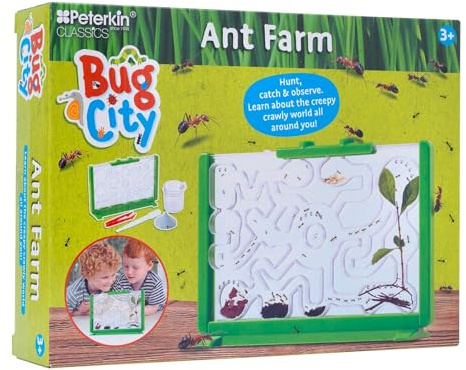 Peterkin Classics | Bug City: Ant Farm - discover, study and observe the amazing behaviour of ants! | Learning & Education | Explorer Toys | Ages 3+