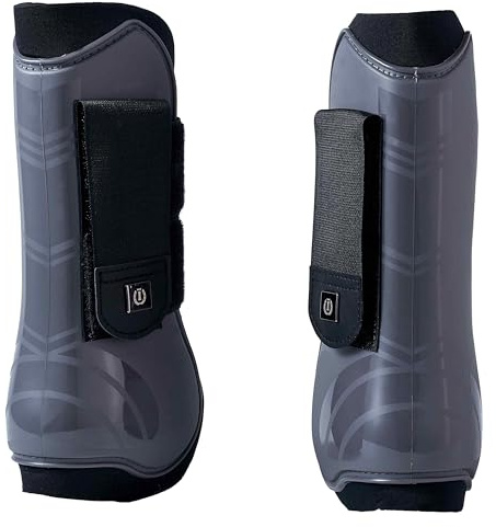 Imperial Riding IRH Lovely Gamaschen, Stilvoller Beinschutz mit TPU-Schale & weichem Neoprenfutter, Stoßabsorbierend & komfortabel für Training & Ausritte, Klettverschluss, Tornado, Full