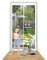 Mosquitera Magnética para Puerta 76 x 205 cm Cierre Automático Mosquitera Puertas Mantiene El Aire Fresco para Puerta Del Balcón Puerta Patio, Blanco