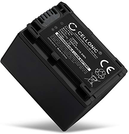 CELLONIC, Batteria per Fotocamera, Compatibile con Sony AX53 4K HANDYCAM FDR-AX53, NP-FV70, NP-FV50 (7.4V, 1500mAh)