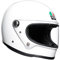 AGV X3000 ECE 22-05 Solid Motorrad Integralhelm ECE 22-05 Legends, Vintage Retro, Weiß, S