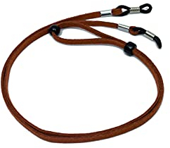 GERNEO® - DAS ORIGINAL - Premium Brillenband in hochwertiger Wildlederoptik - braun - für Lesebrille & Sonnenbrille
