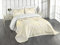ABAKUHAUS Beige Tagesdecke Set, Antike Vintage Ornament, Set mit Kissenbezügen Waschbar, für Doppelbetten 220 x 220 cm, Beige Gelb