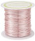 PandaHall 60 Feet Tarnish Resistant Copper Wire 22 Gauge Jewelry Beading Craft Wire for Jewelry Making (Rose Gold)