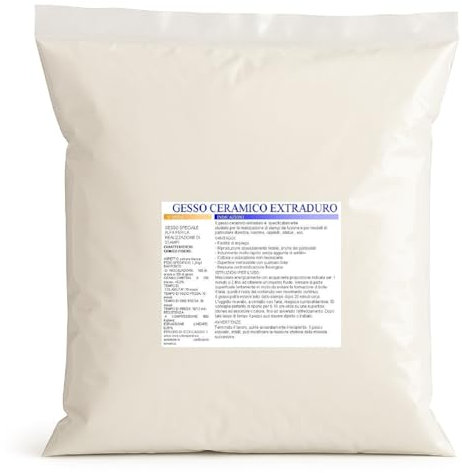Lovelegis 3kg Plâtre Céramique Type 4 Ultra Résistant Non Toxique Coulable Haute Définition Type Dentaire Moulage Modélisme Artisanat