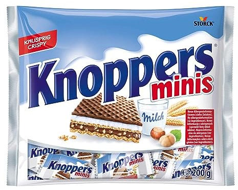 Knoppers minis (1 x 200g) / Das Frühstückchen in Mini-Größe