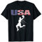 Amerika Basketball Fans Trikot – USA Flagge Slam Dunk Sport T-Shirt