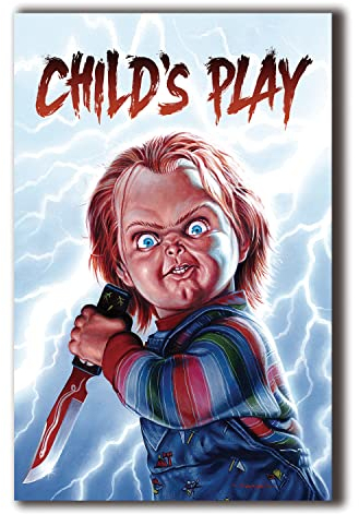 Child's Play Chucky Movie Poster Größe 11 x 17(28 x 43 cm) Dekorative Rahmenloses Kunst Geschenk