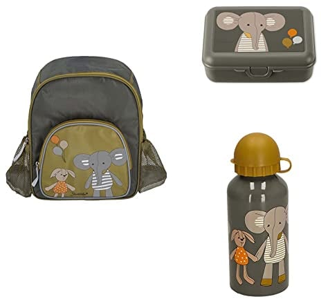 Sterntaler Kindergarten Rucksack, Trinkflasche & Brotdose, Eddy + Happy