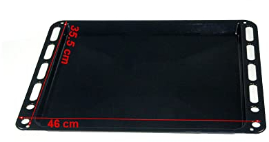 JCSPARES® - Teglia Leccarda 460x355 mm Compatibile Per Forno Smeg ed Ulteriori