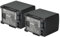 vhbw 2x batteria compatibile con Canon Legria HF G40, HF M300, HF G25, HF G10 videocamera camcorder (1600mAh, 7,2V, Li-Ion) con infochip