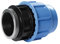 SAB Raccordi a Compressione BlueSeal 16 Femmina 16 x 1/2, Raccordo Idraulico in PP, PN16, per Giunzione Tubi in Polietilene, per Impianti di Irrigazione
