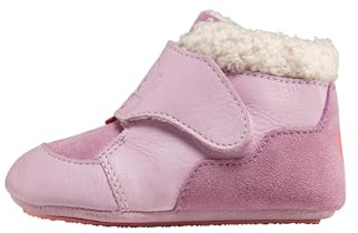 Affenzahn Krabbelschuh Leder Growy | Aus Leder mit Klettverschluss, warmgefüttert und rutschfest, ideal als Lauflernschuhe für Mädchen und Jungen