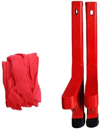 harayaa Holzstelzen, Springstelzenspielzeug, Klassische Festivals, Rutschfestes Kinder Stepperspielzeug, Gehstelzen Aus Holz für Kinder Und Erwachsene, Länge 45 cm