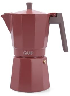 Quid Creta Cafetera Aluminio Fundido 9 Tazas Aluminio Apto Vitrocerámica Apto Inducción