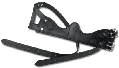 WALDHAUSEN Kopperriemen, Leder, schwarz