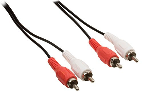 Valueline VLAP24200B30 Cavo audio Stereo RCA (2 x Cinchstecker su 2 x Cinchstecker, 3 m) Nero