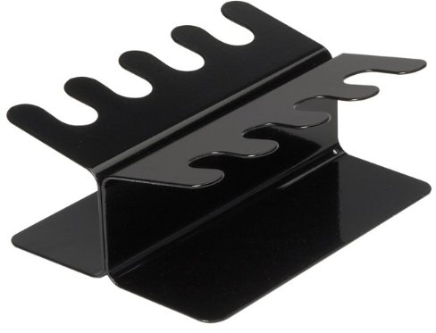 Für 8 Stempel gerader Stempelträger, Stempelleiste 8-fach Schwarz Stempelhalter, 8-fach Schwarz