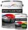 2 Pack Epoxy Garage Floor Paint - 5 Litres (Forest Green BS14C39)