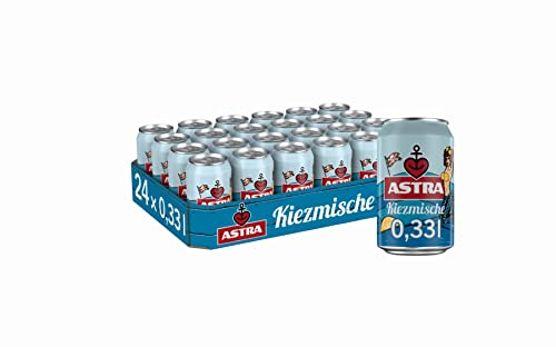Astra Kiezmische fruchtig, trübes Alster Radler, Bier Dose Einweg (24 X 0.33 L)
