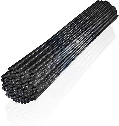 Reinforcing Reinforcement Steel Bar for Concrete Rebar 10 Pieces of 6mm x 1 Meter Long