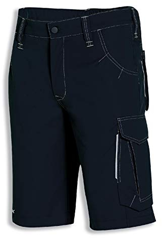 Uvex New Worker Kurze Arbeitshose - Bermudas für Herren - Schwarz - Gr 56