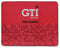 BRISA VW Collection - Volkswagen Picknickdecke 200x150 cm Wasserdicht Wärmeisoliert Fleece Outdoor Stranddecke mit Tragetasche (GTI The Legend/Rot)