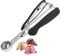 FOCCTS sacabolas helado pequeño, Bolas de helado, Cuchara helado profesional, Cuchara para helado de acero inoxidable 3cm, Cucharas para helado con asa, Cuchara de helado para Frutas, Puré de Papas