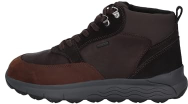 Geox U Spherica 4x4 B Abx, Scarpe da ginnastica Uomo, Dk Brown, 42 EU