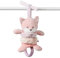Nattou Aktiv-Kuscheltier aus Polyester, Mit Vibrationsfunktion und Silikon-Beißring, Fuchs Alice, Ca. 22 cm, Alice und Pomme, Rosa