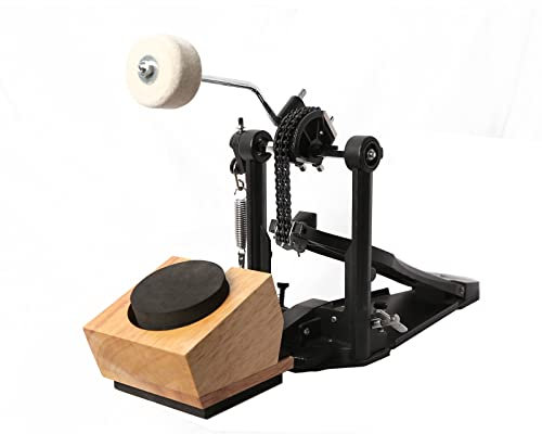 Janerock Bassdrum Practice Pad mit Schlagzeugschlägel (Pedal nicht im Lieferumfang enthalten)
