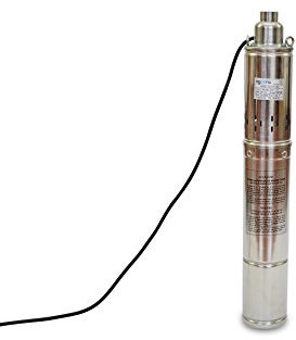 Grandmaster - Bomba De Agua Sumergible Para Pozo Profundo, 1100W, 2.28m3/h, Acero Inoxidable, Profundidad Máxima 40m, Cable Eléctrico 15m, 2850RPM, IP68, Bomba Eléctrica 1